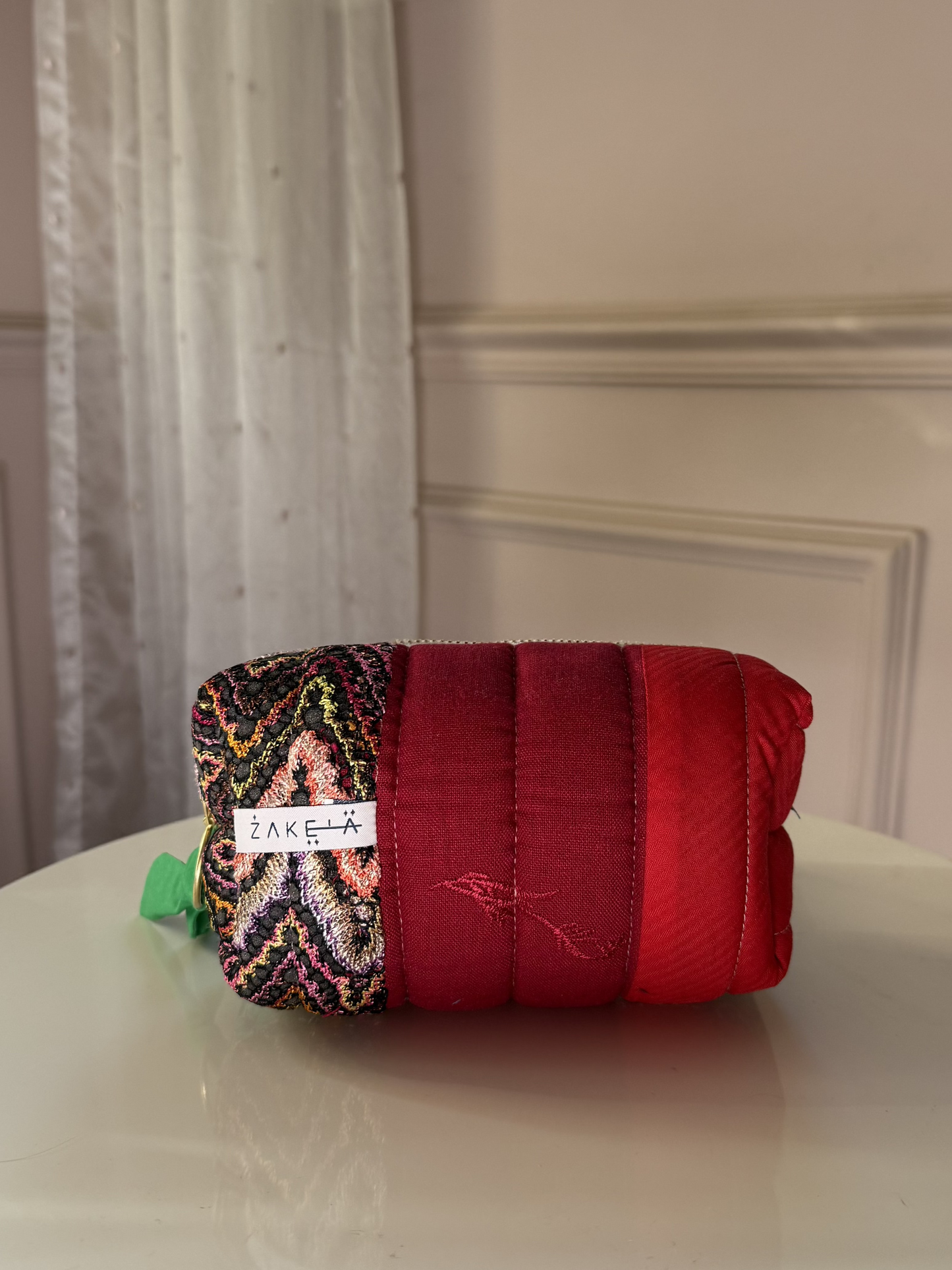 Make Up Bag Small Burgundy