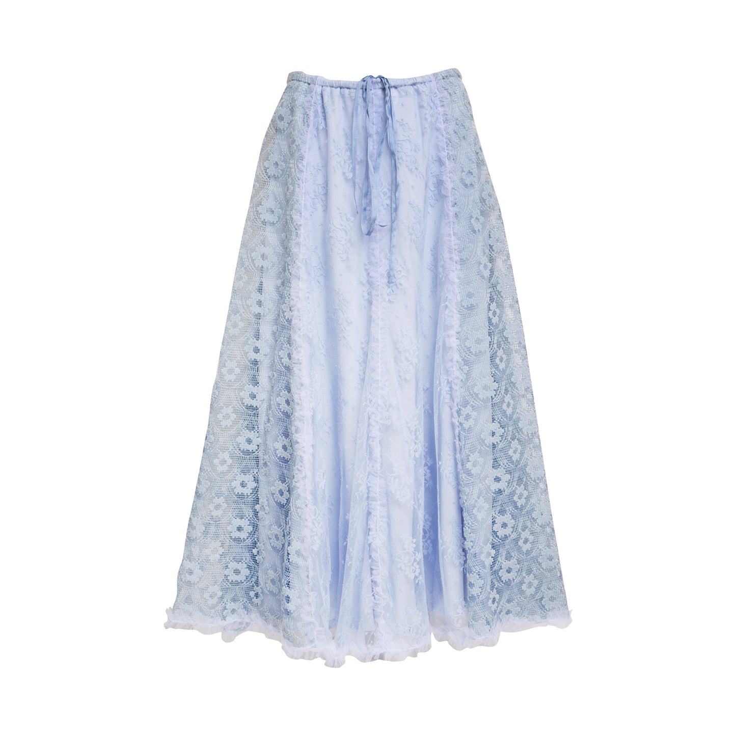 Lace Blue Skirt