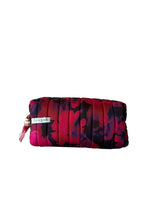 Make Up Bag Large Red and Navy